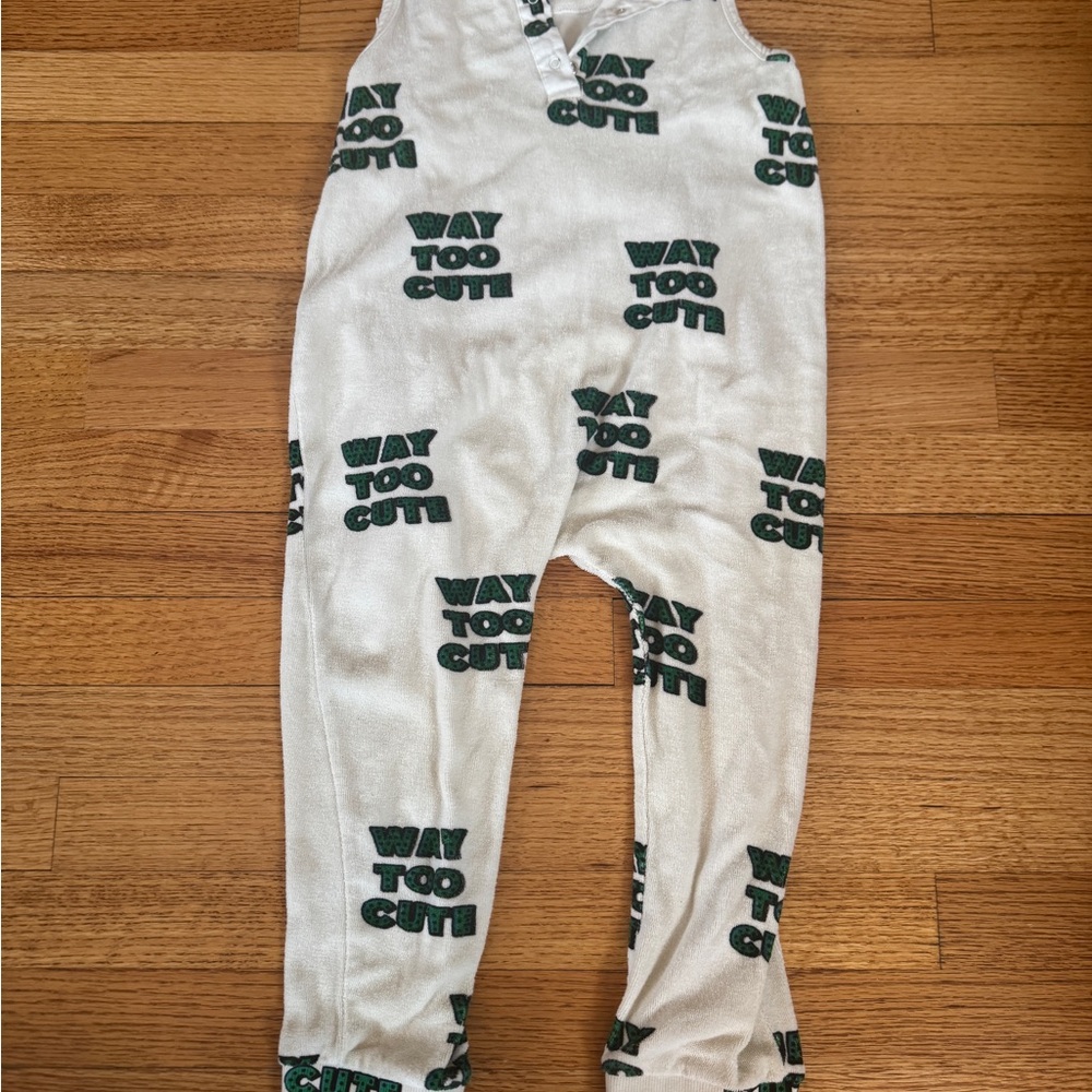 Hugo loves Tiki Long Terry Romper – Way Too Cute